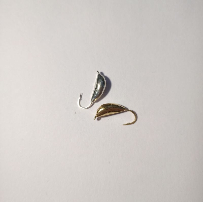 SHARK WOLFRAM GULL/SØLV 2PK 5MM