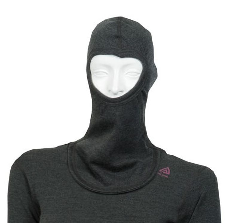 ACLIMA WARMWOOL HOOD SWEATER W  BITTER CHOCOLATE