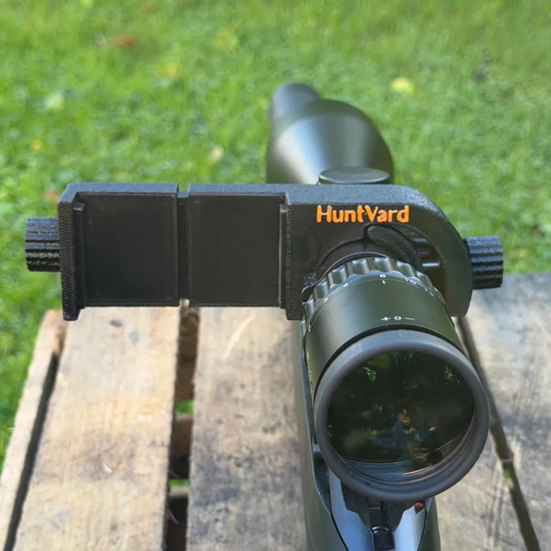 Huntvard telefonholder til rifle