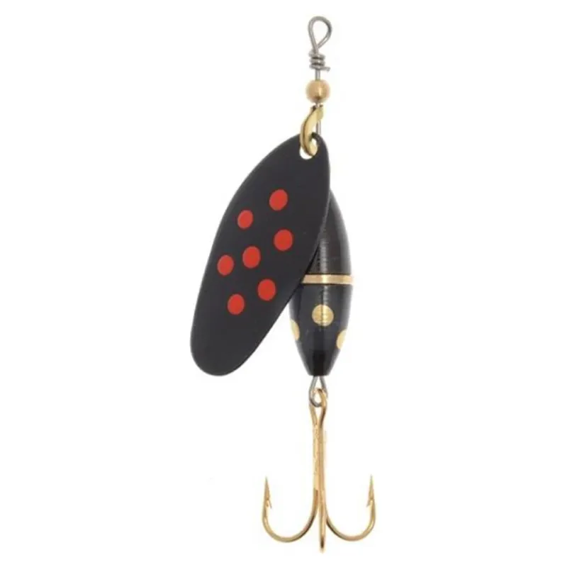 Myrans panter spinner 7g sort/røde